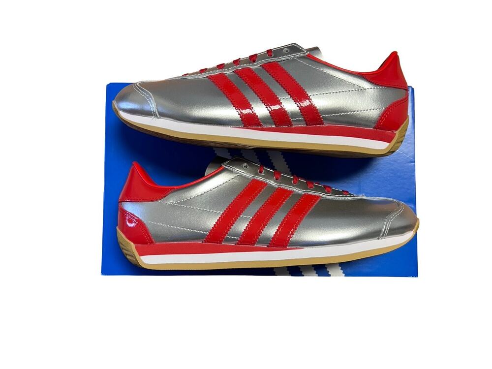 Adidas Originals Country OG W Silver Red JP8804 Women's US 8 New
